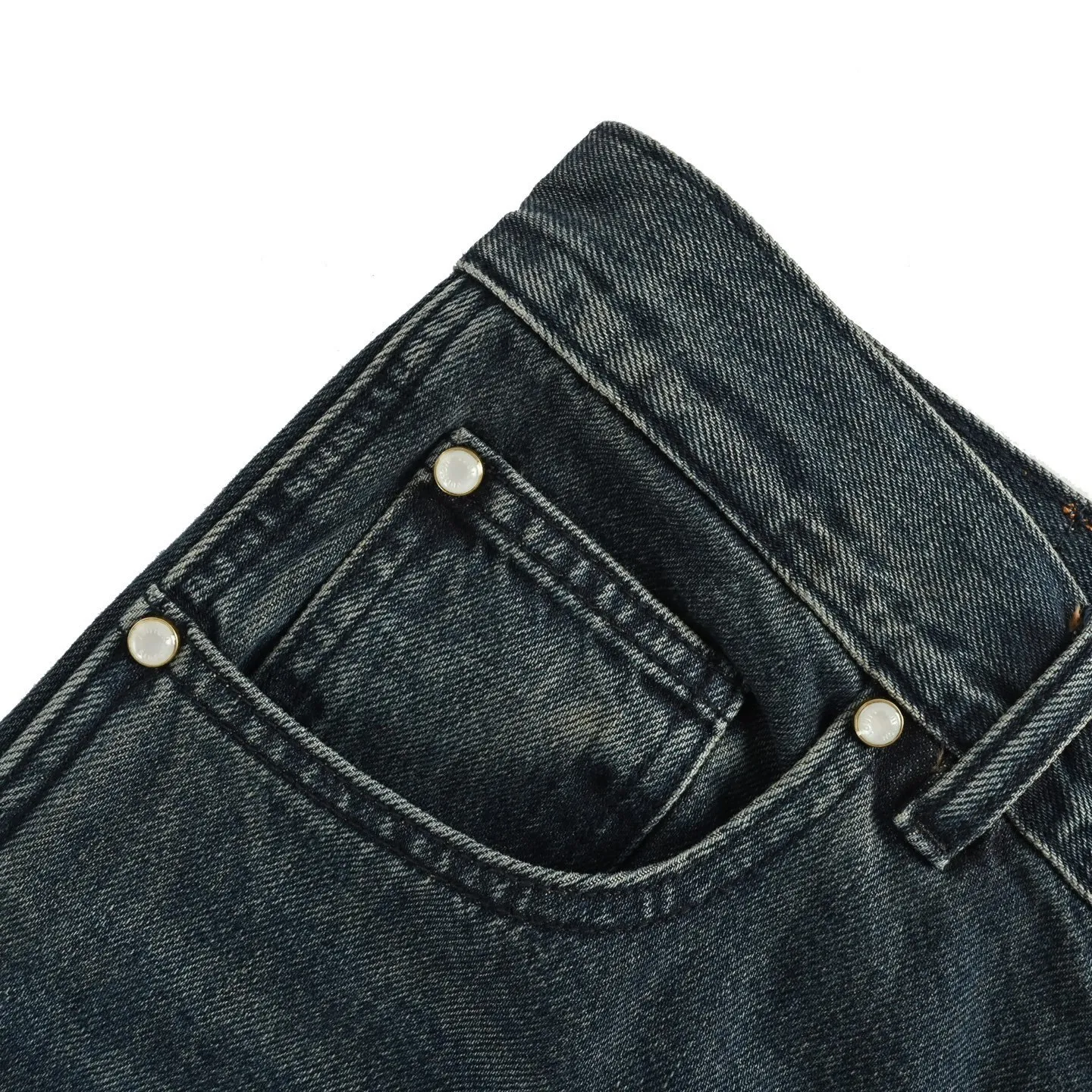 Louis Vuitton/Louis Vuitton 25ss presbyopic embossed denim shorts
